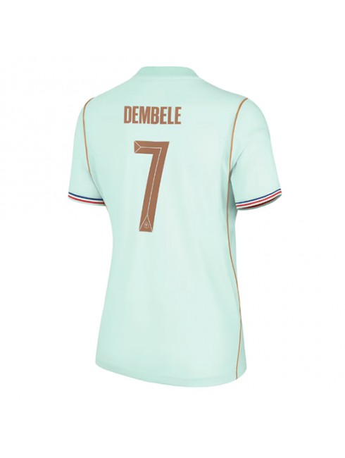 Zenske Futbalové oblečenie Francúzsko Ousmane Dembele #7 MS 2026 Krátky Rukáv - Preč Zenske Futbalové oblečenie Francúzsko Ousmane Dembele #7 MS 2026 Krátky Rukáv - Preč